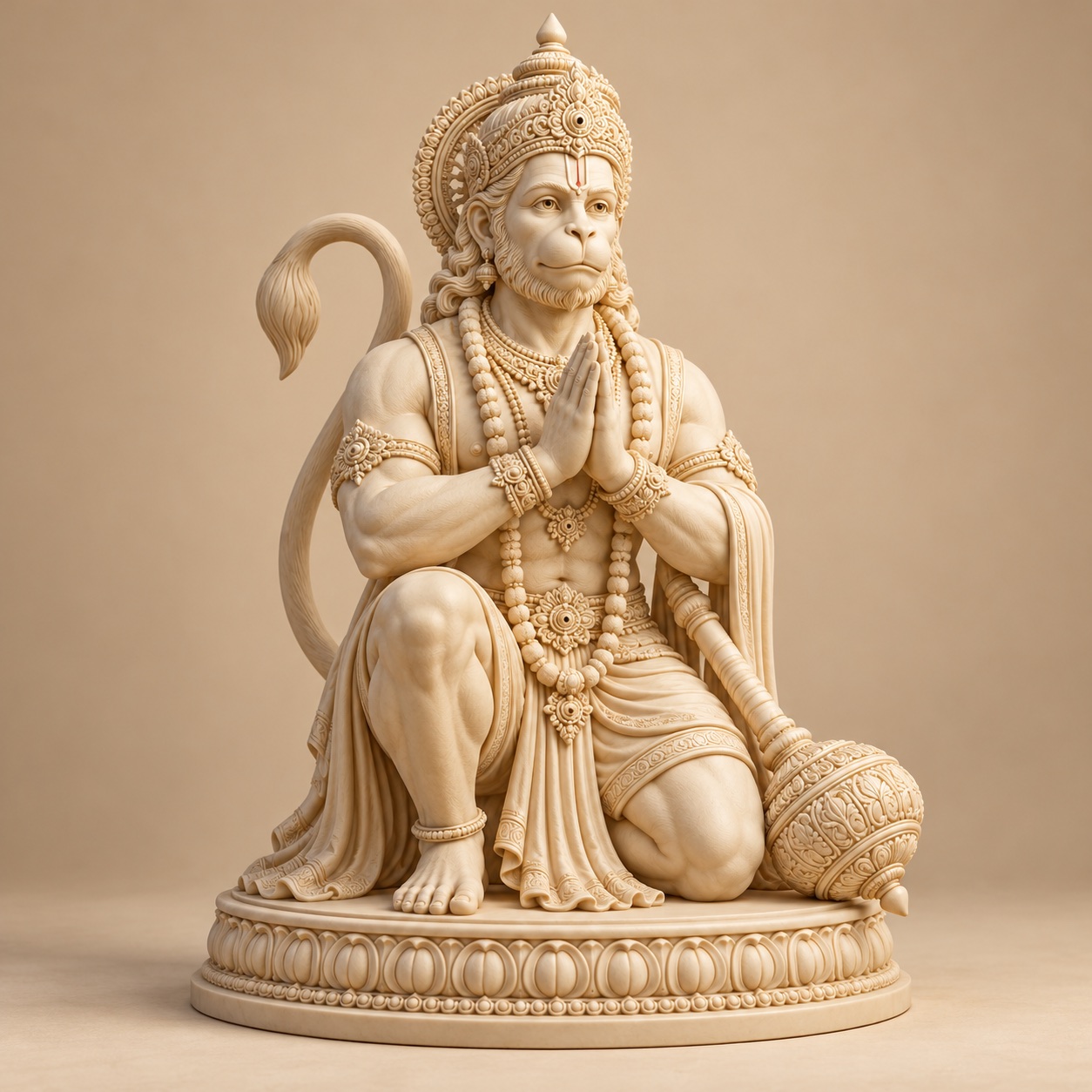 Hanuman ji 3D concept