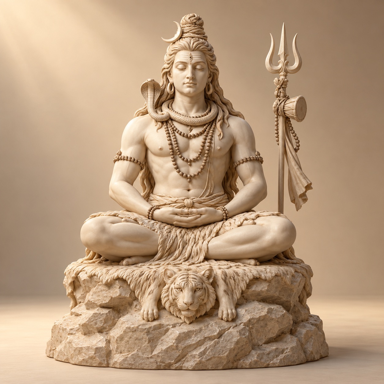 Shiva · full seated 3D concept